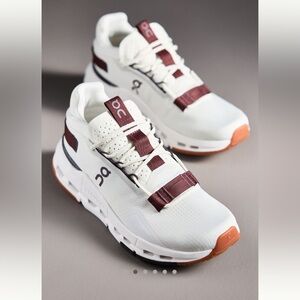 On Running Cloudnova 2 Sneakers | Ice / Mulberry | Women’s 7 | New In Box
